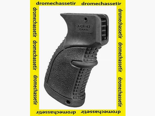 Poignée Pistolet Caoutchoutée Fab Defense, pour AK47 et AK 74, Noir
