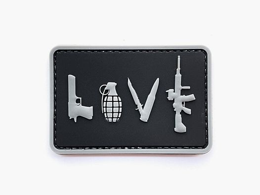 Spec Love Patch Schwarz