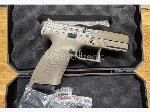 Pistolet CZ P-10 C OR - FDE Cerakote nouvelle arme standard P13 de la Bundeswehr - Optics Ready