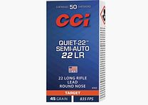 CCI 2004578 .22 lfb. Quiet Semi Auto LRN 2.9g 45grs.