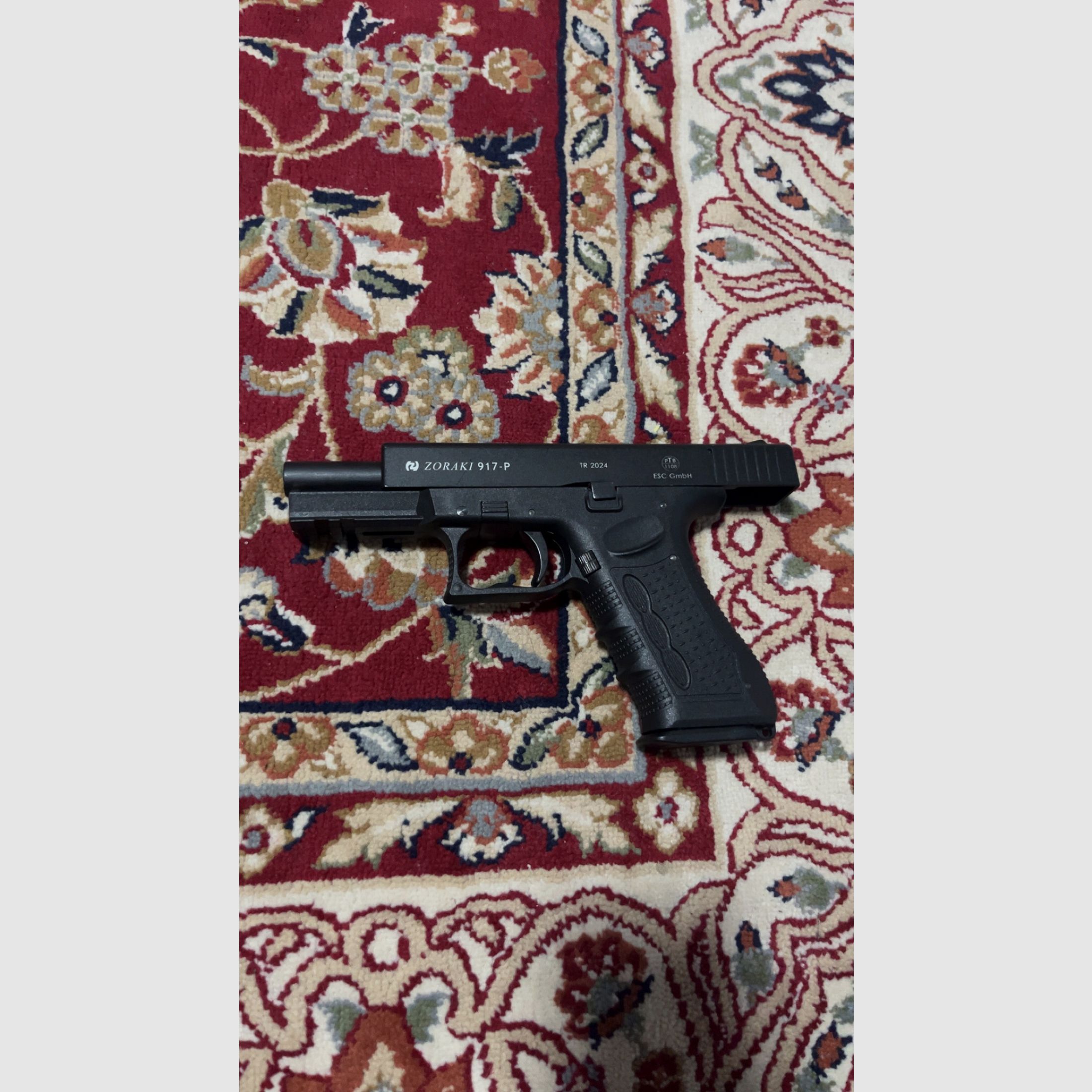 Zoraki 917 pistola de fogueo 9mm P.A.K. niquelada