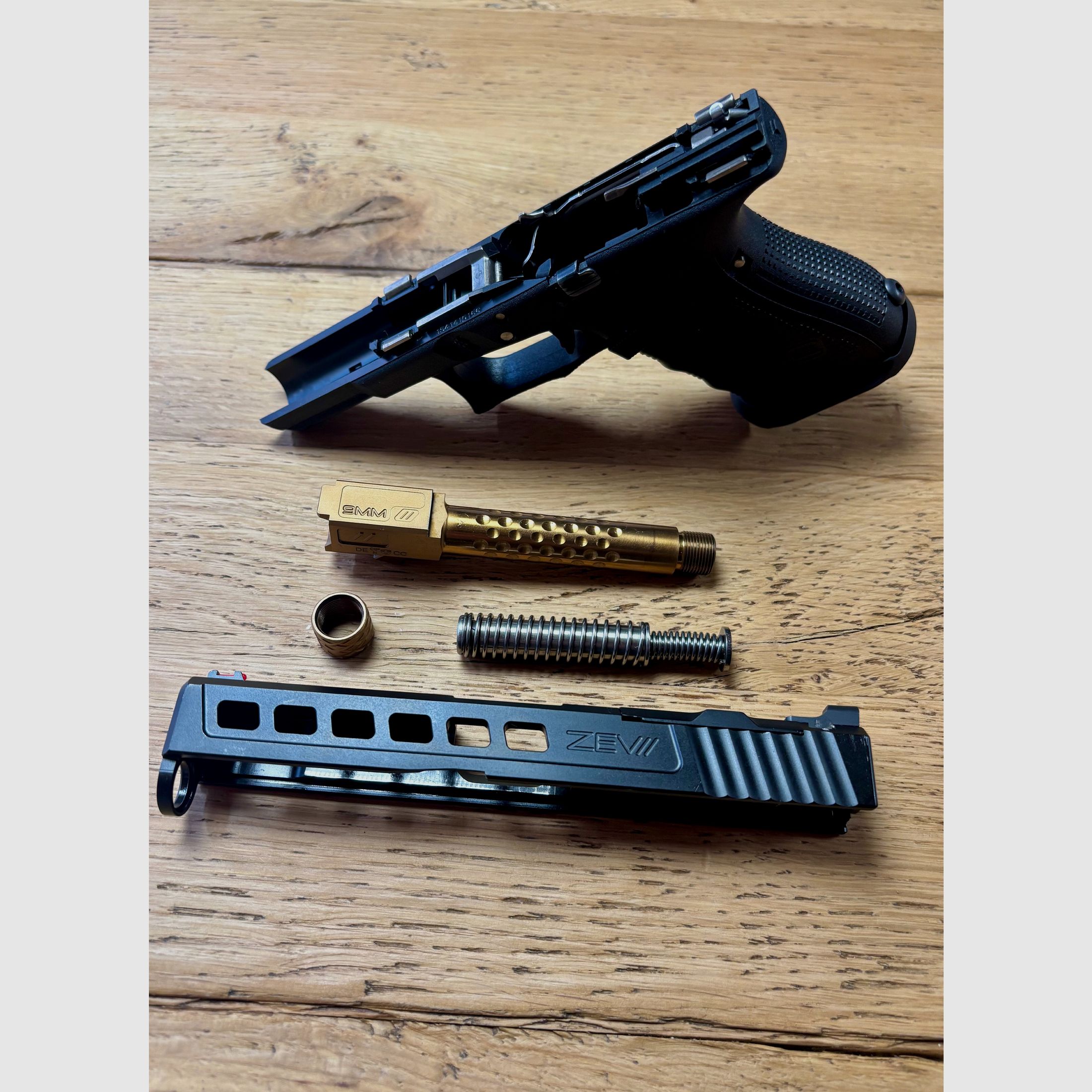 Glock 19 Gen. 4 ZEV überarbeitet / 9mm / OR / Match Abzug (1345)