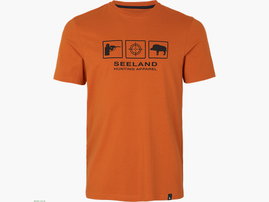 Koszulka SEELAND Lanner t-shirt Gold Flame