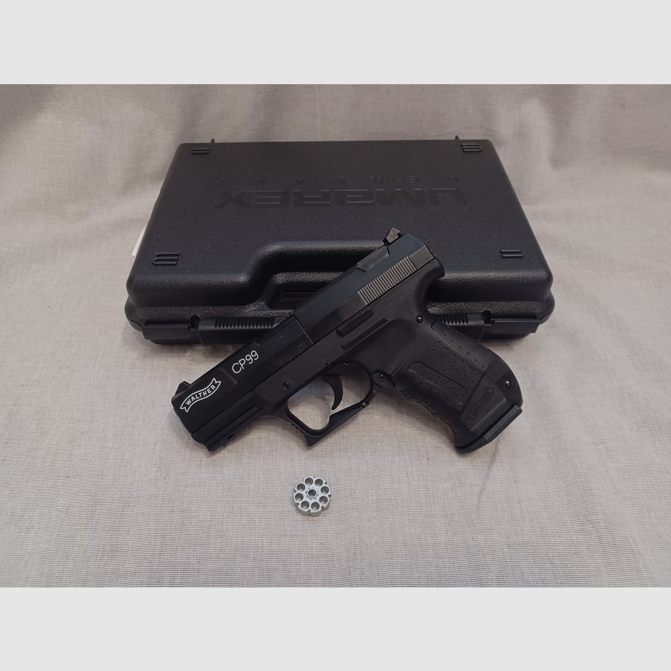 Walther CP99 black / 4,5 mm Diabolo / CO2 / Pistole / OVP (59)