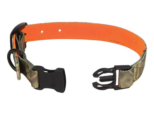 Halsband Reversible Collar Camo to Blaze Orange - S