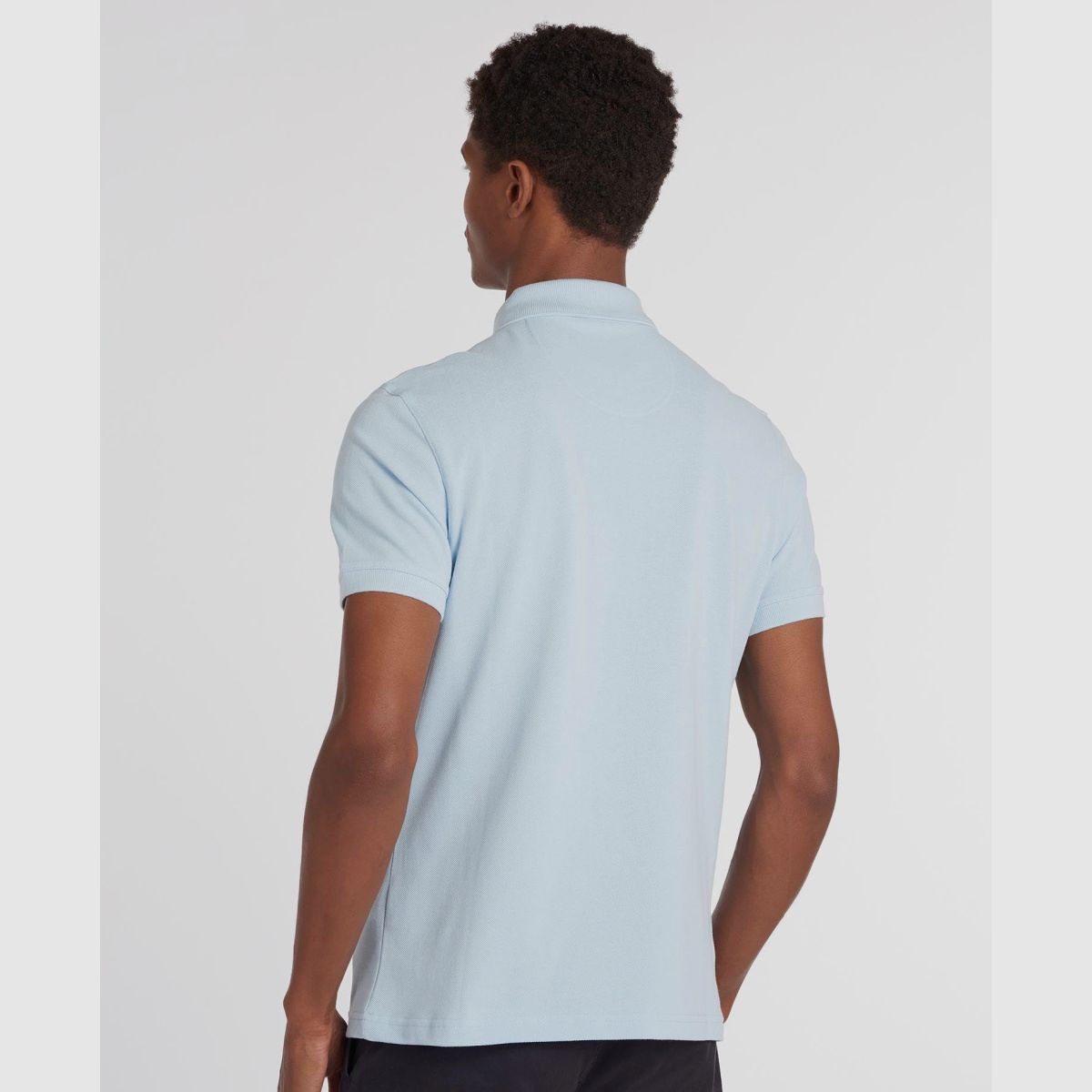 BARBOUR Sports Polo Sky Blue