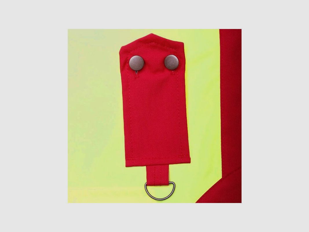 PSS X-Treme Rain Durchgehjacke gelb/rot XXL