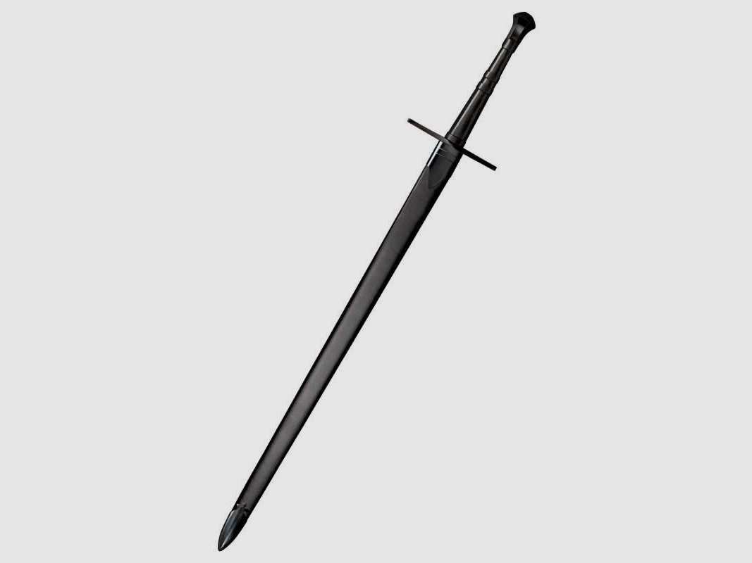 Cold Steel Espada de una mano y media con funda - Serie Man-at-Arms