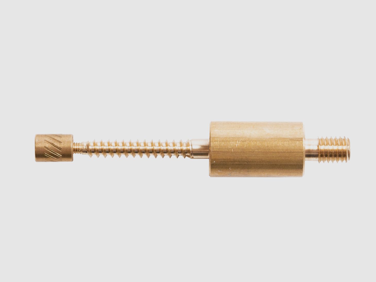 Cleaning rod brass adapter for shotgun wads, Ø 7 mm