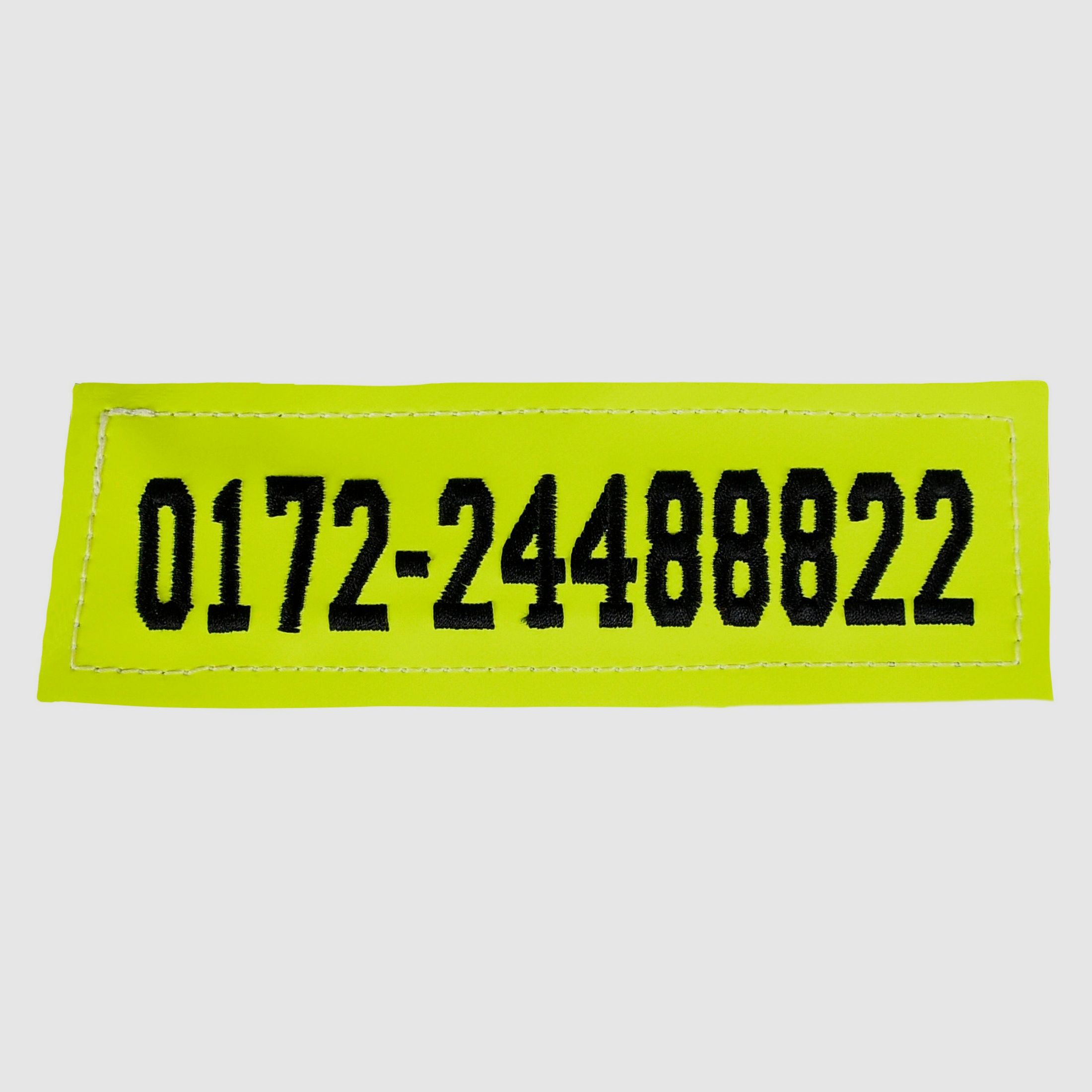 Outdog patch in velcro per numero di telefono