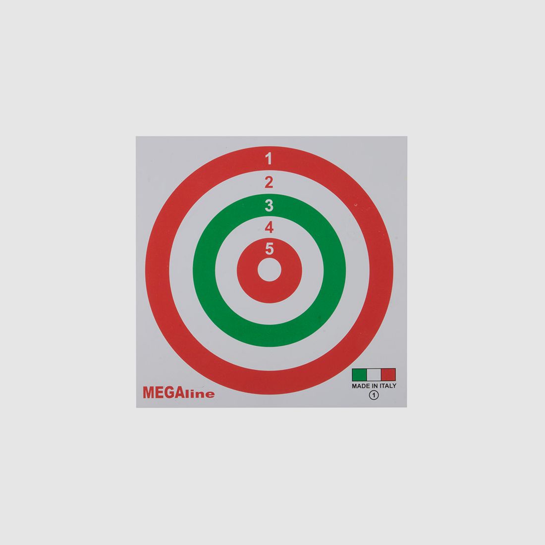 Zielscheibe Megaline tricolore 6er Ring 14 x 14 cm 3 farbig 50 StĂĽck