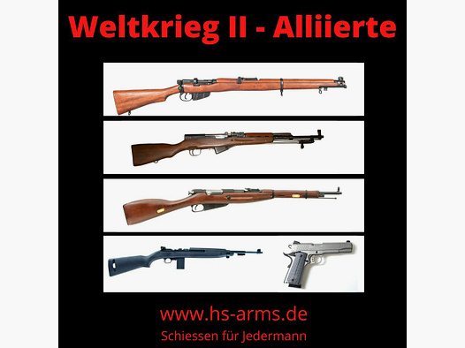 hs-arms Schießen für Jedermann - Paket 5 - Weltkrieg II - Alliierten
