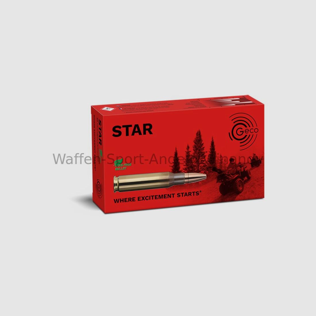 GECO	 9,3x62 STAR 16,2/250 bleifrei Jagdpatronen 20er