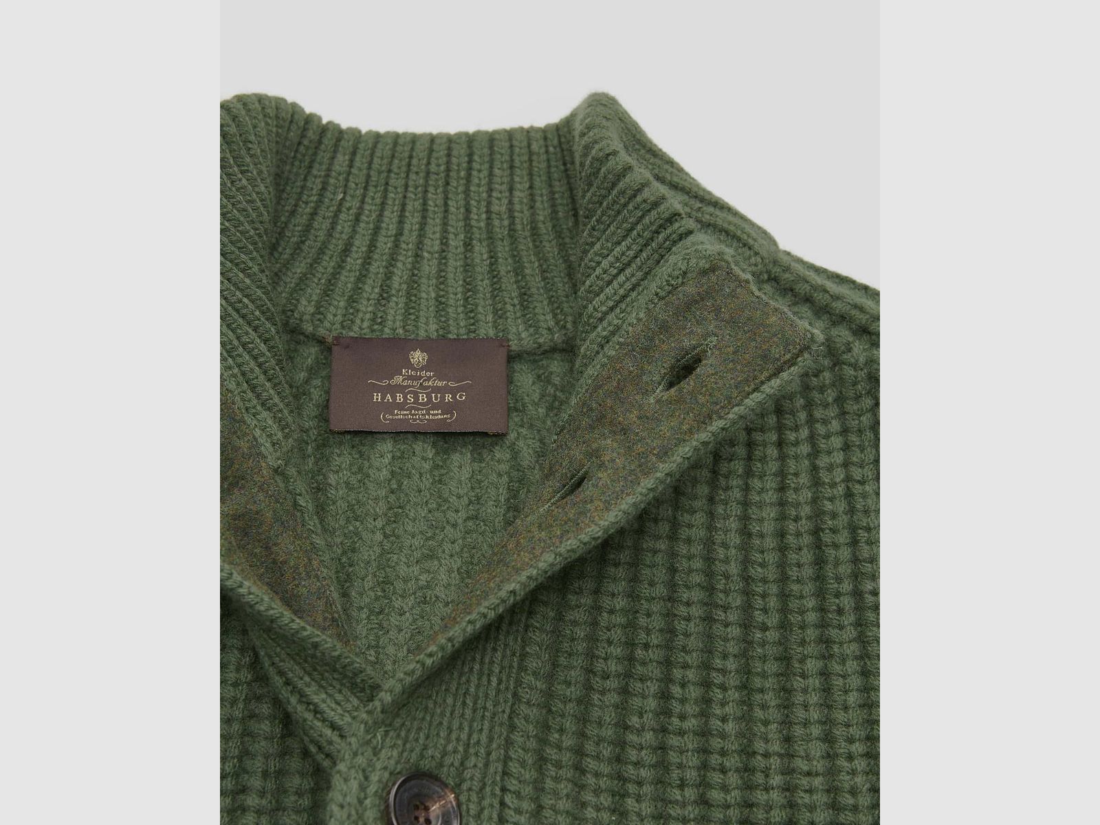 Habsburg Cardigan Aurelio in Verde, immagine 2 di 5