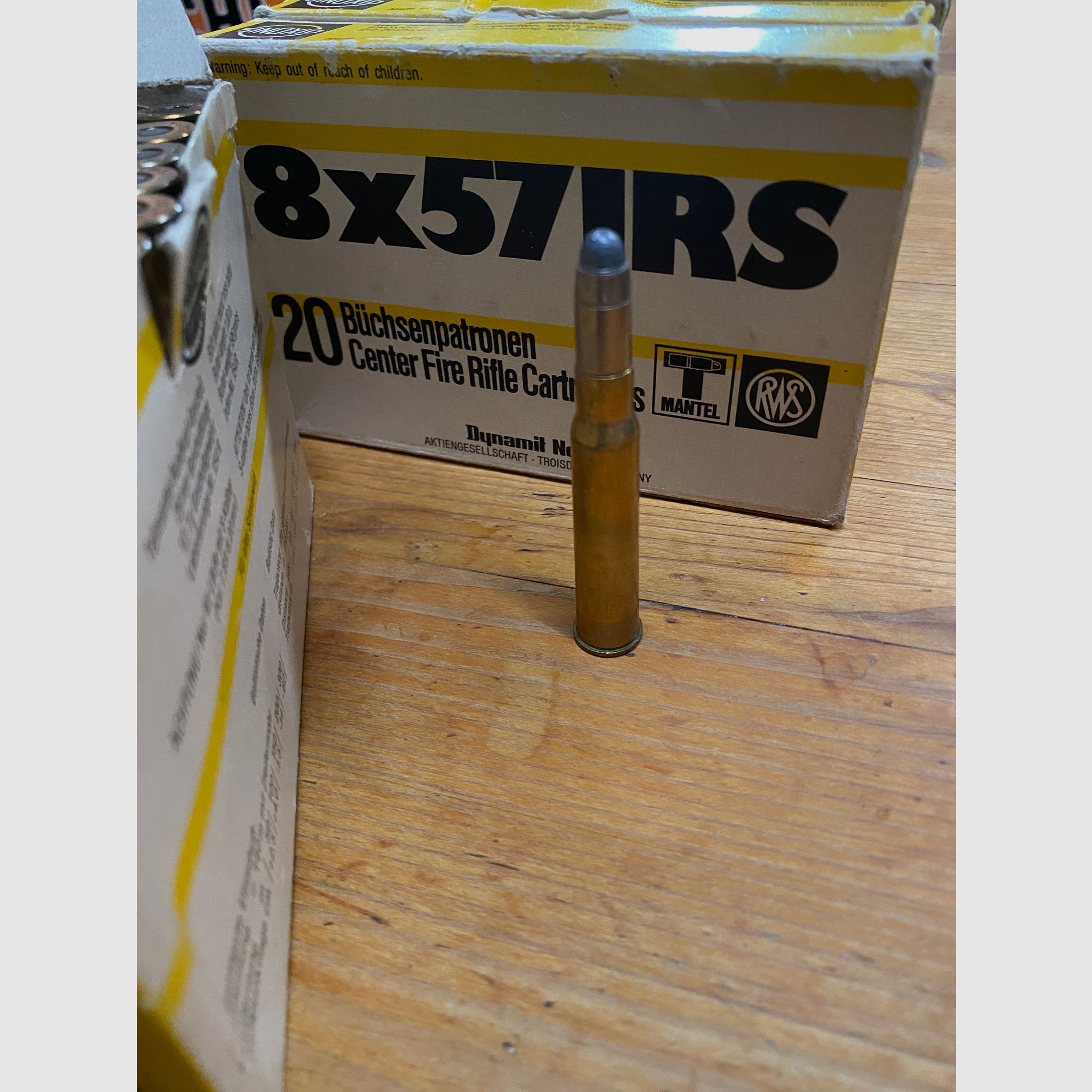 8x57 IRS JRS RWS rifle cartridge (80 cartridges)