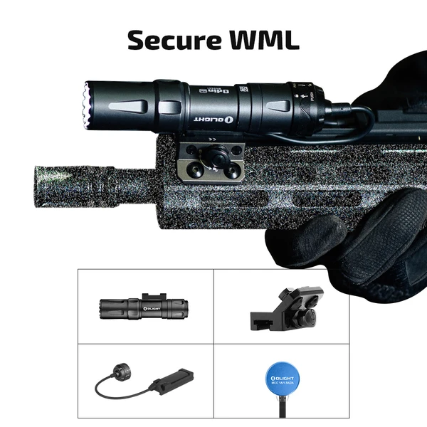 OLIGHT ODIN mini lampe tactique 1.250L, pour M-LOK, image 6 sur 8
