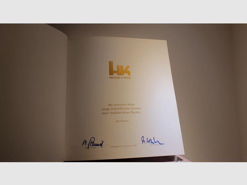 Die offizielle Geschichte der Firma Heckler & Koch # Handsigniertes Buch 1. Auflage