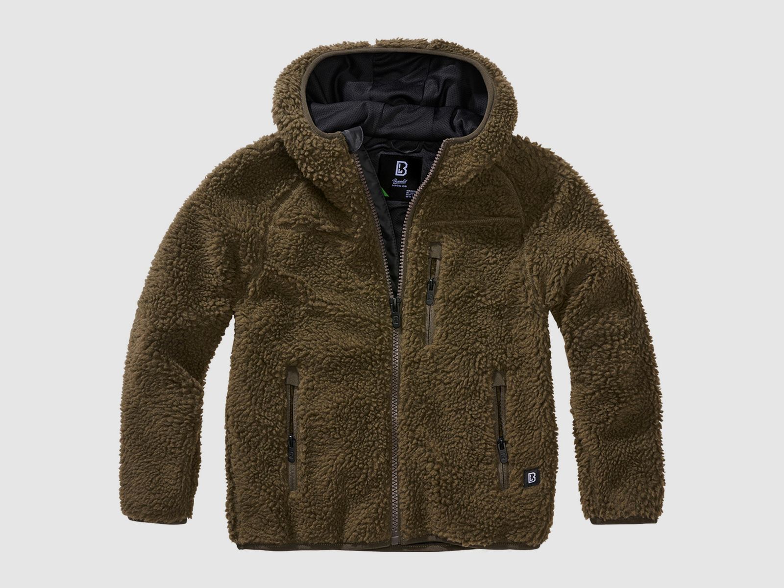 Kinder Jacke Kids Teddyfleece Jacke Hooded