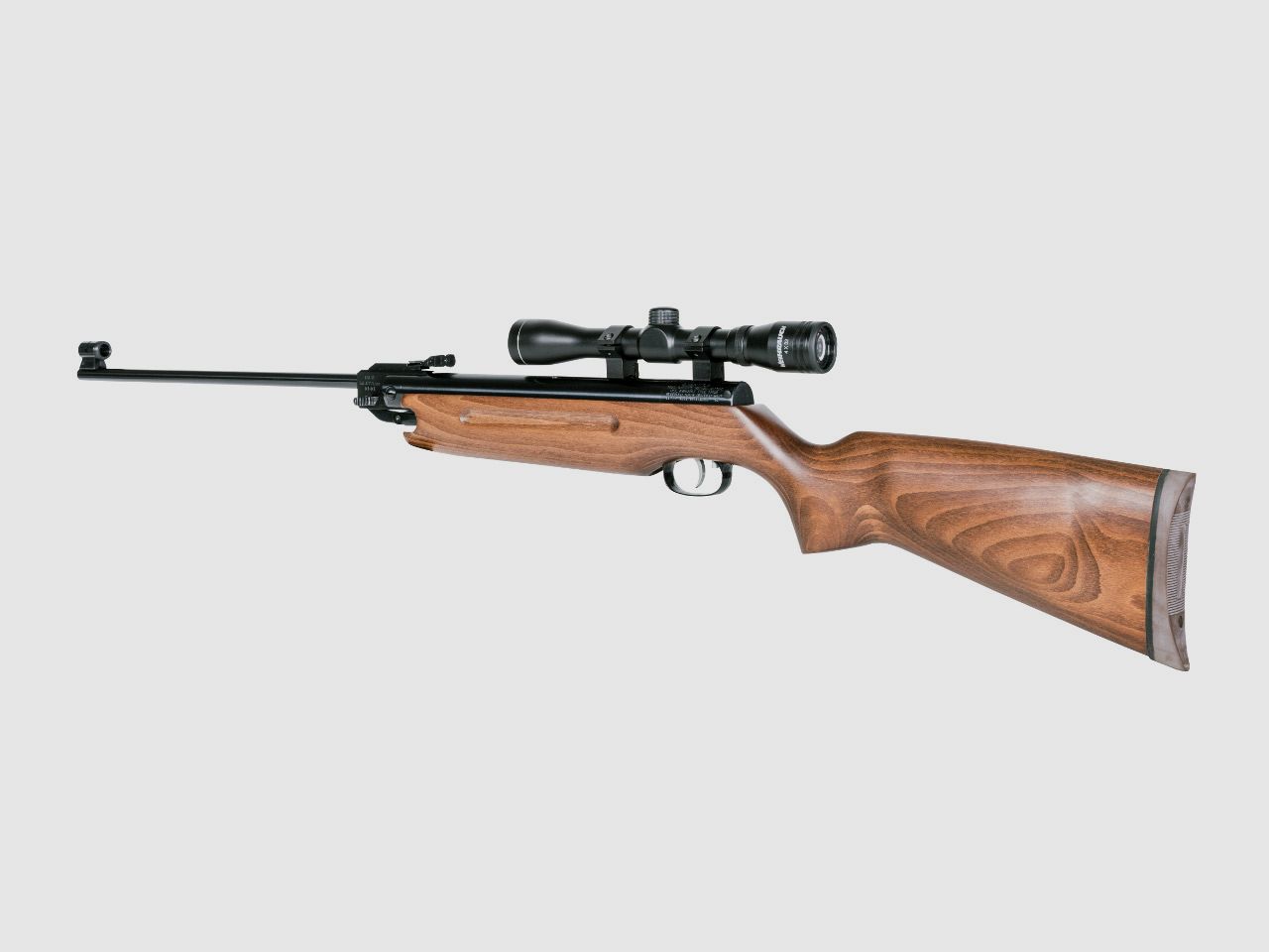 Knicklauf Luftgewehr Weihrauch HW 35 Standard glatter Hartholzschaft mit Fingerrille Kaliber 5,5 mm (P18)