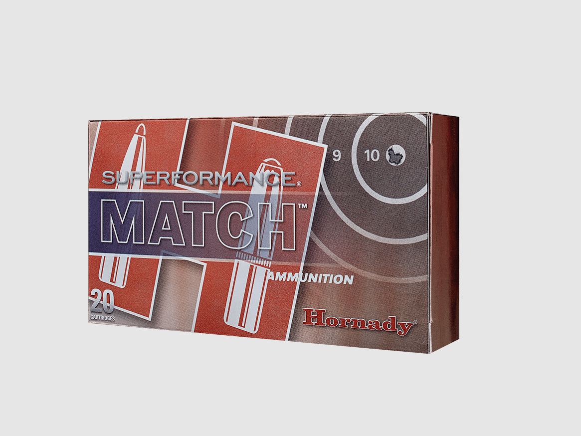 .308 Win. Hornady Superformance Match ELD Match 168grs.