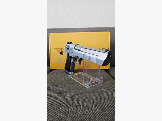 DESERT EAGLE L6.50AE GBB, SILVER  MAGNUM RESEARCH CYBERGUN