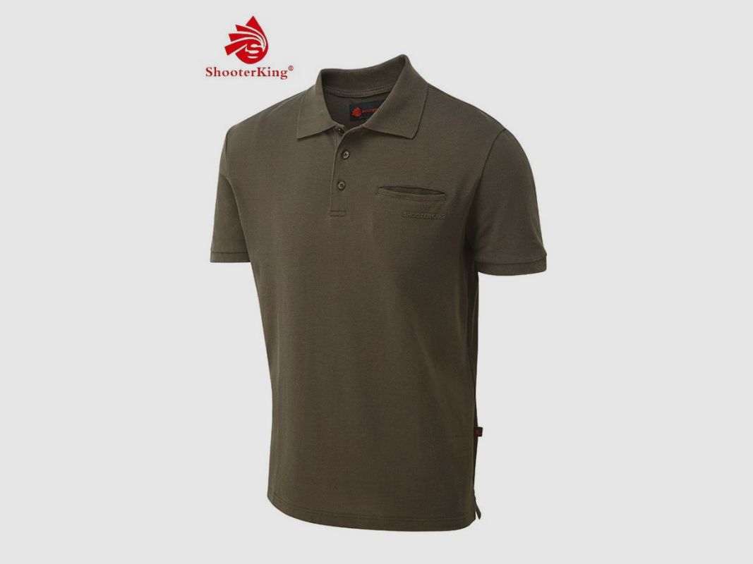 Shooterking Game Polo Shirt brown, image 1 of 2