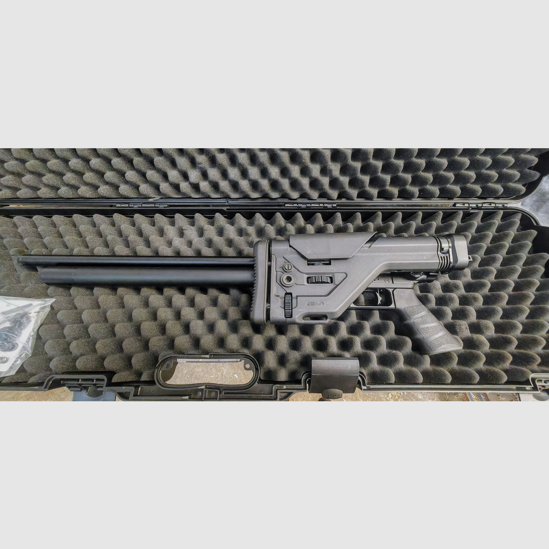 FX Dream Line Tacticel 4,5m/m,mit Tacticel-Klappschaft, Exportsatz u. Zielfernrohr, mit Koffer