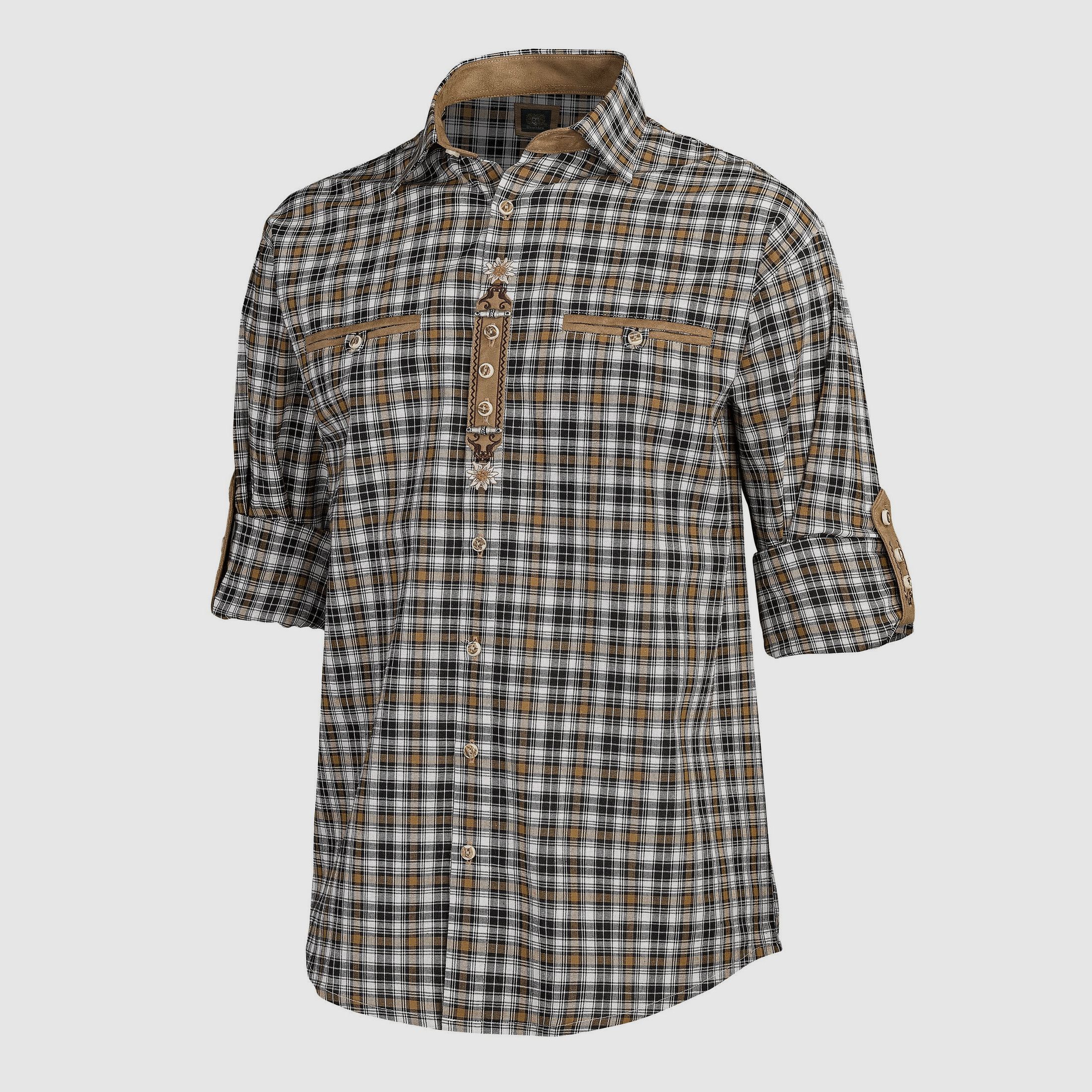 OS-Trachten Chemise à Manches Longues pour Hommes