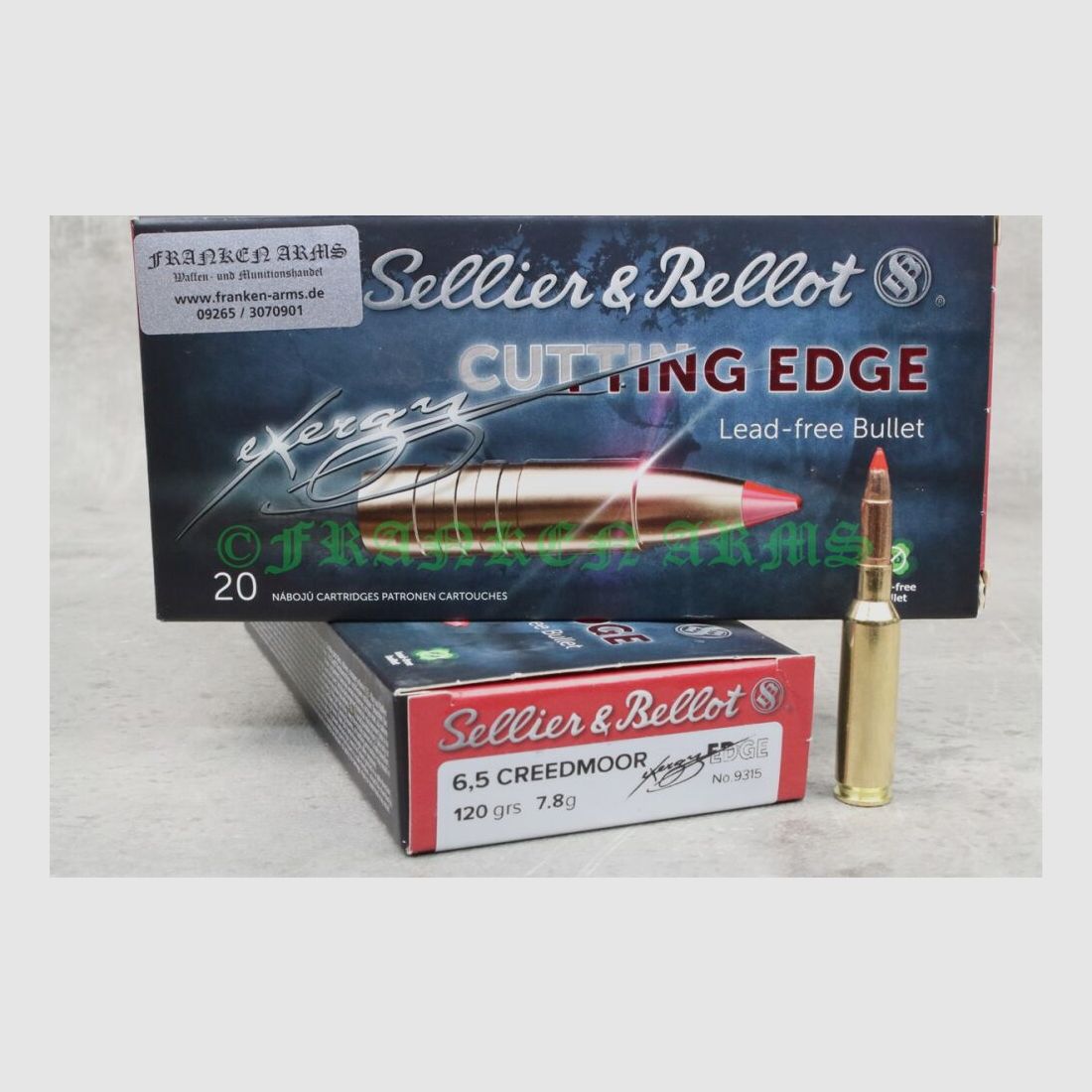 Sellier&Bellot 6.5 Creedmoor eXergy EDGE 120gr. 7.8g 20 pieces quantity discounts