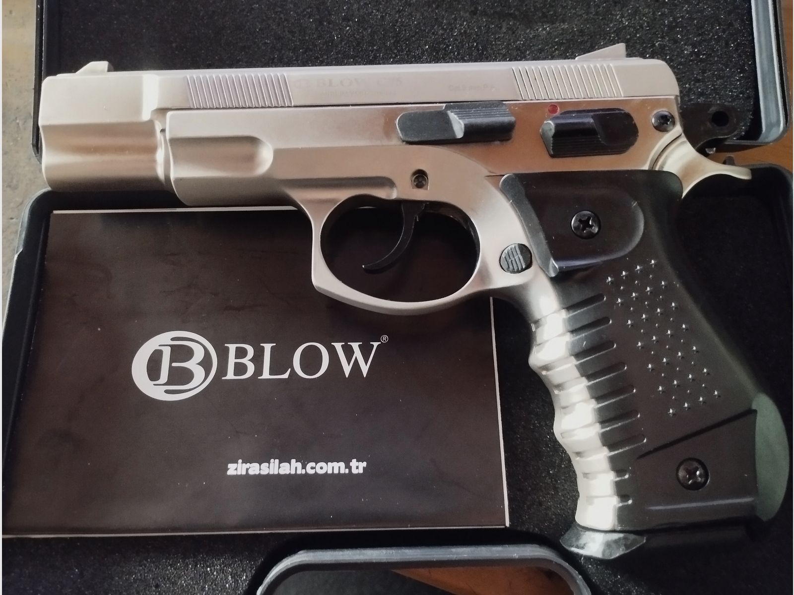 Blow C75 - CZ75 - 9mm P.A.K. - Matt Chrom - Starterpistole