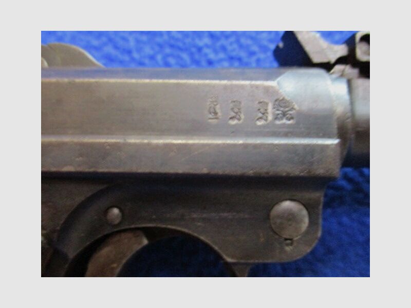 Pistole Ari 08 9mmLuger 1917 nummerngleich Originalzustand P08