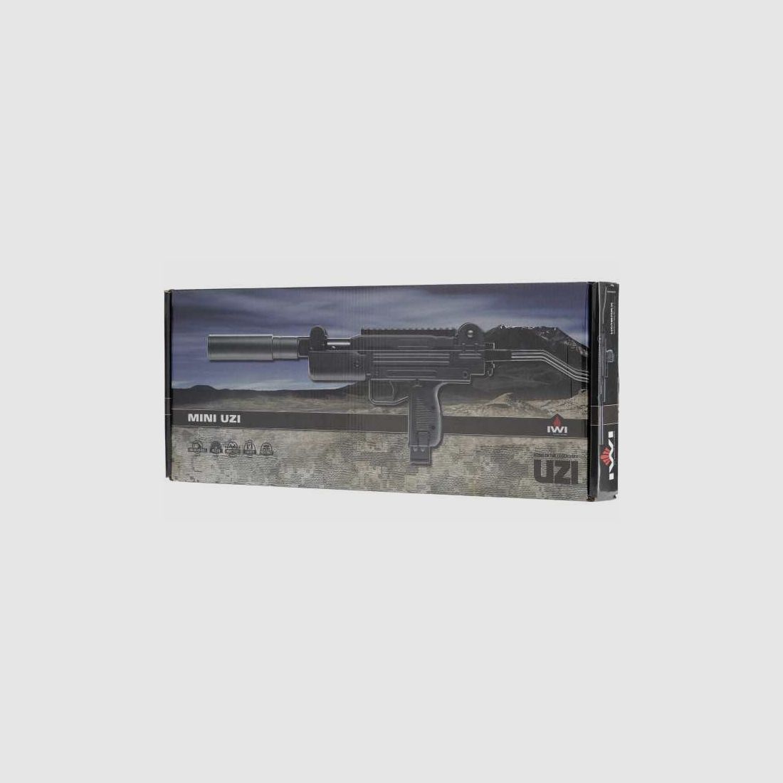 IWI Mini UZI Maschinenpistole Federdruck Kaliber 4,5mm (.177) Diabolo
