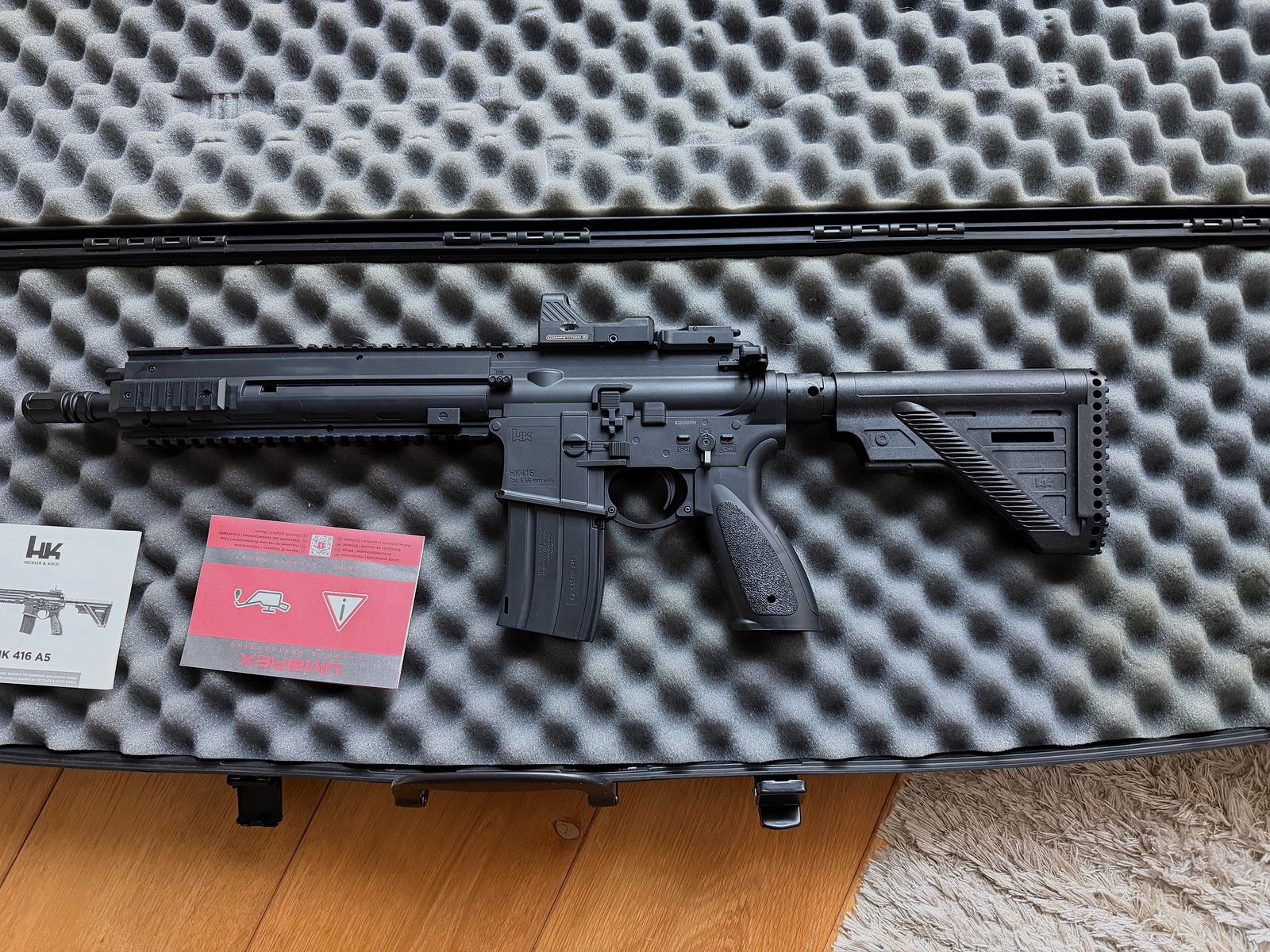 Heckler & Koch HK416 A5 cal. 4,5 mm Stahl BB Co2 | incluso valigetta per armi | come nuovo