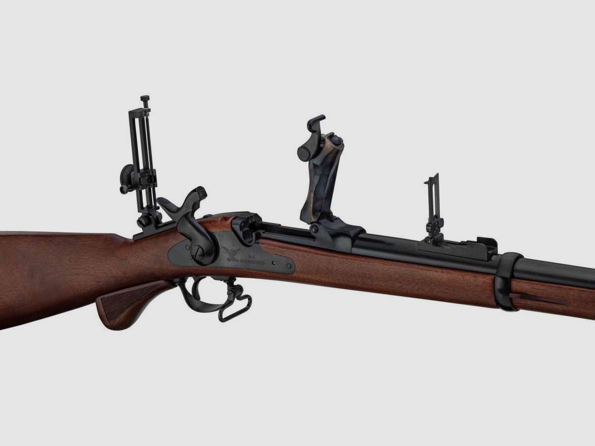 Fusil Springfield Trapdoor long range avec Dioptre, image 2 sur 5