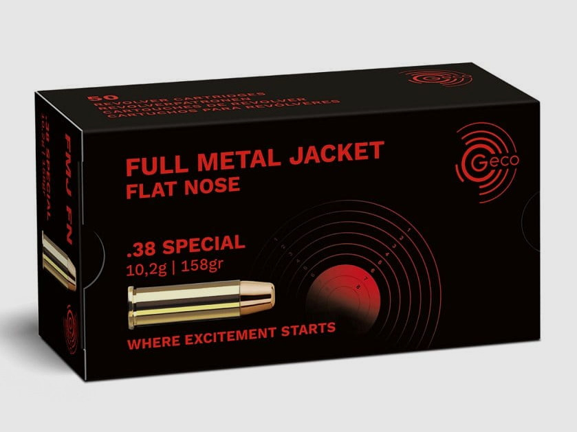 Geco .38 Special VM Flat Nose 158 gr. - 50 pcs.
