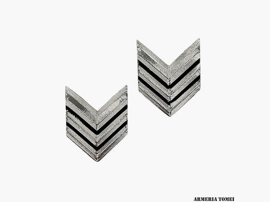 CARABINIERI – PAIR OF METAL RANKS BRIGADIER