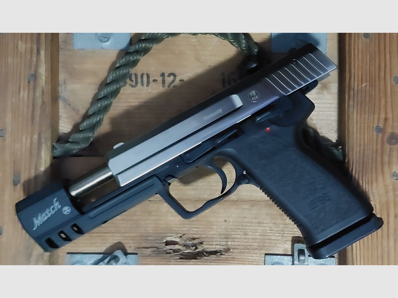 RÖHM - RG96 - Match - matte chrome (PTB 699) Glock RG 96 Walther