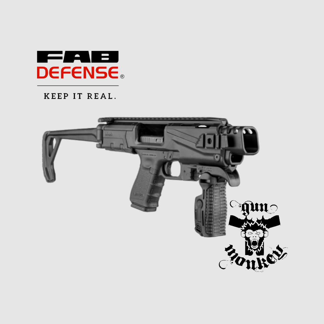 Conversion FAB Defense Glock KPOS AB KIT Advanced, noir (FGGK+BUNGEE+SLS+KPOS BAG+FBS+RBS), image 1 sur 3