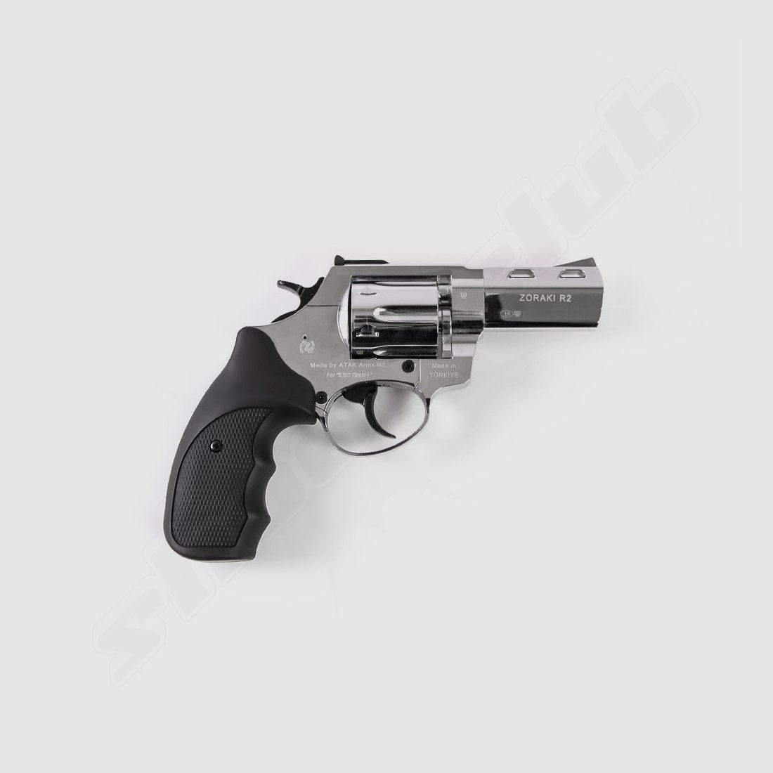 Zoraki R2 Schreckschussrevolver 3 Zoll Chrom 9mm R.K. - Set