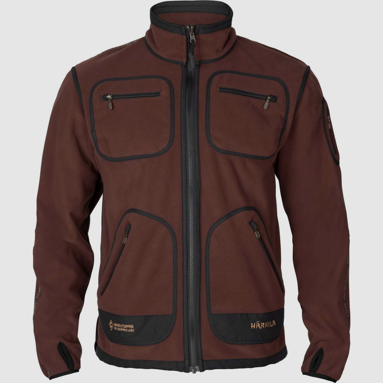 Härkila Kamko Fleecejacke Rot / Grün