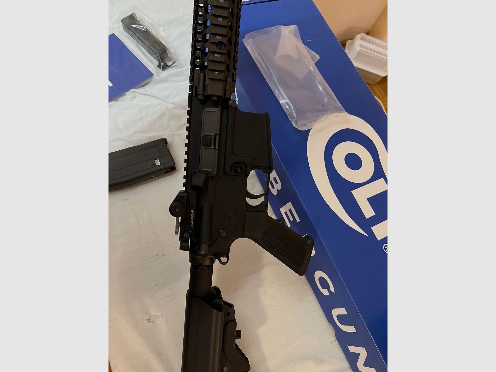 Umarex VFC Colt / Daniel Defense MK18 MOD1 Vollmetall Gas-Blow-Back 6mm BB Dualtone neu nicht benutzt NP 750€