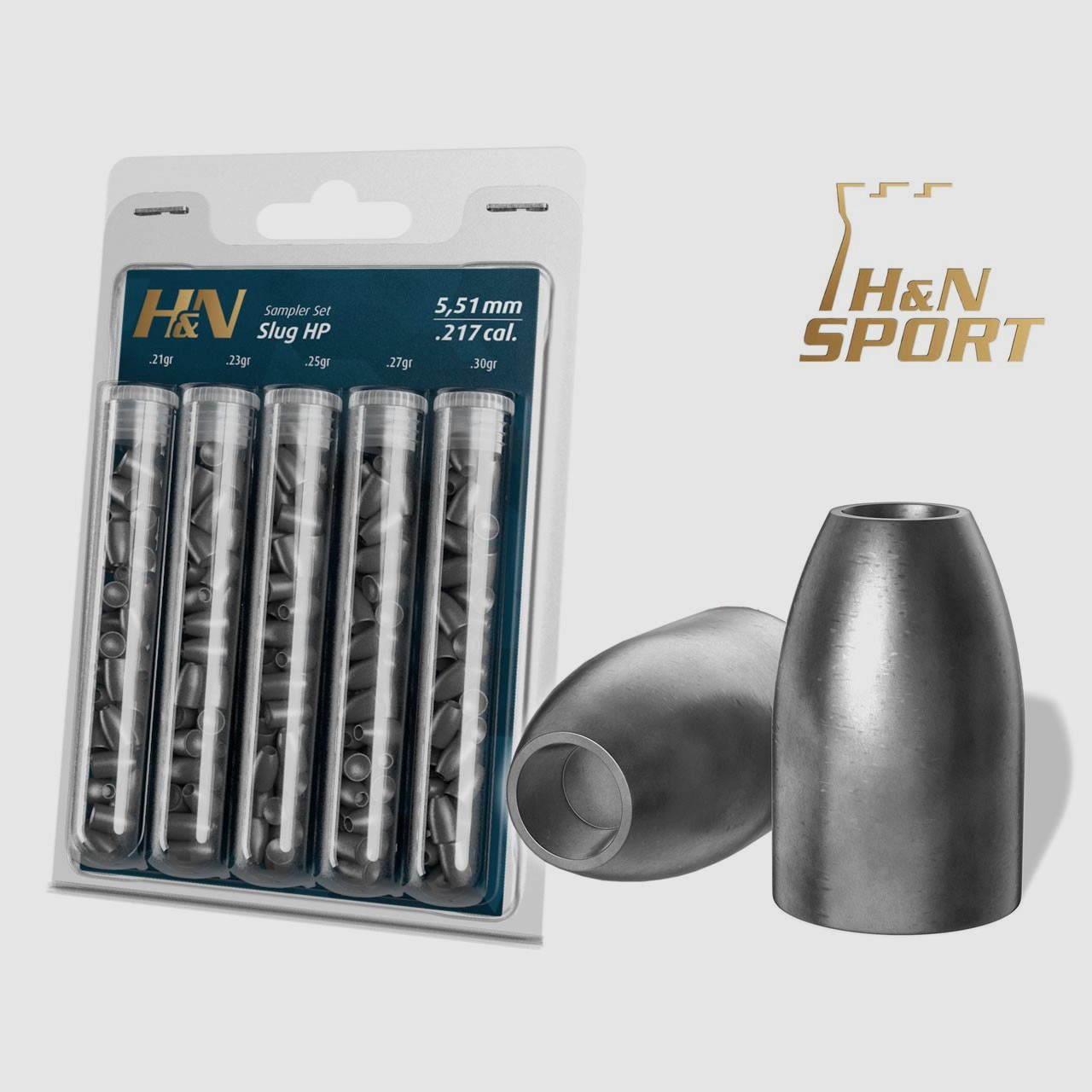 H&N Slug HP Sampler-Set .217 / 5.51mm
