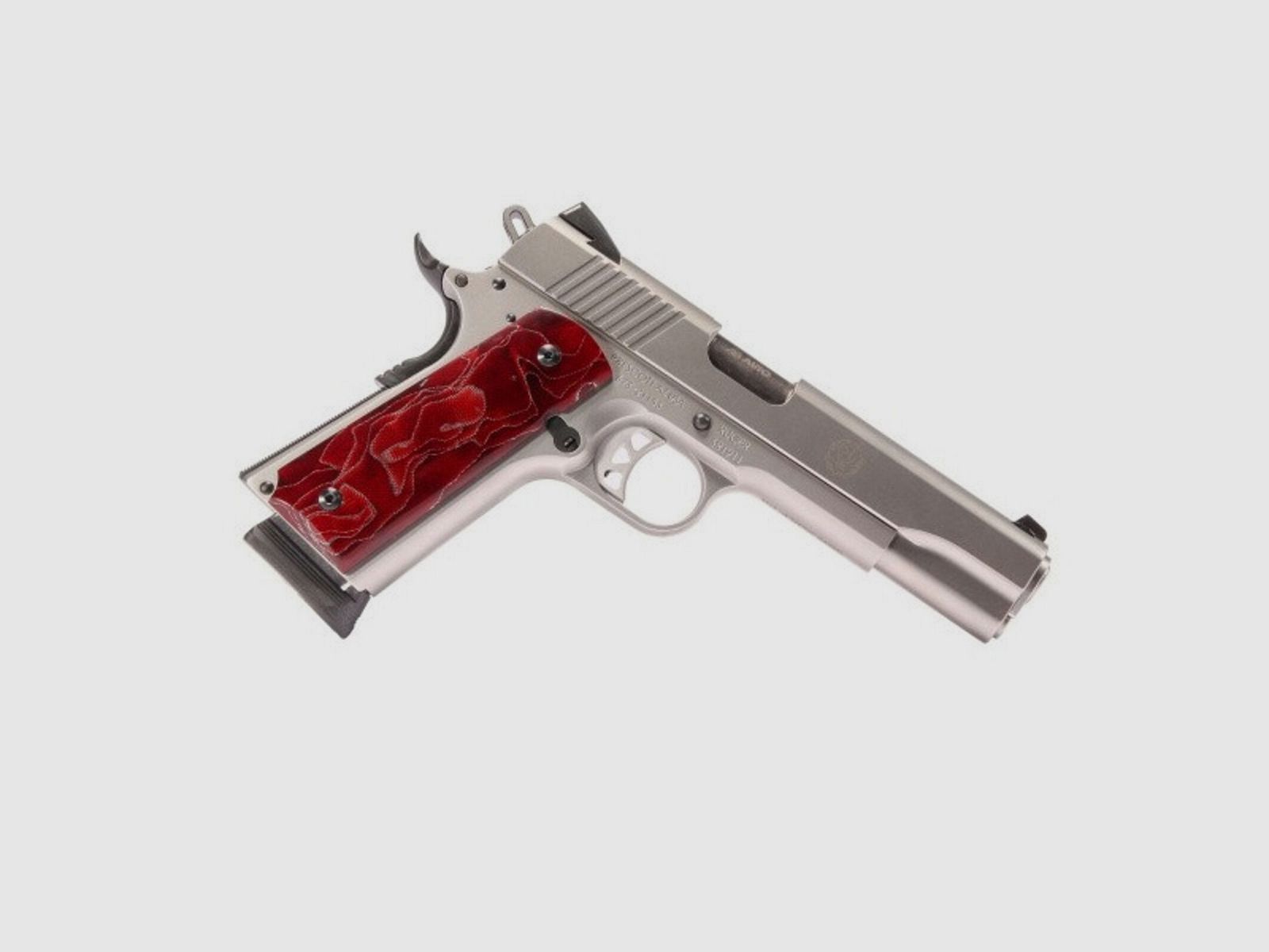 Pachmayr Griff Custom Alume rot Colt 1911