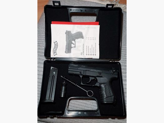 Walther P22 (P 22 Classic) Schreckschusspistool 9mm P.A.K. zwart (PTB 778)