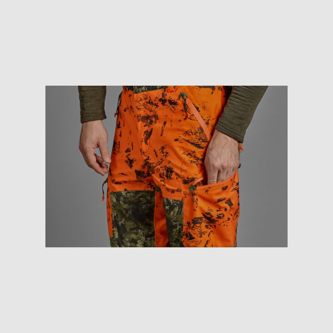 Spodnie Seeland Vantage w kolorze InVis zielonym/pomarańczowym blasku