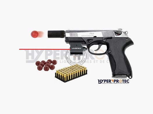 Kit Kimar PX4 Storm + cartucce a salve + lanciatore di proiettili di gomma + laser