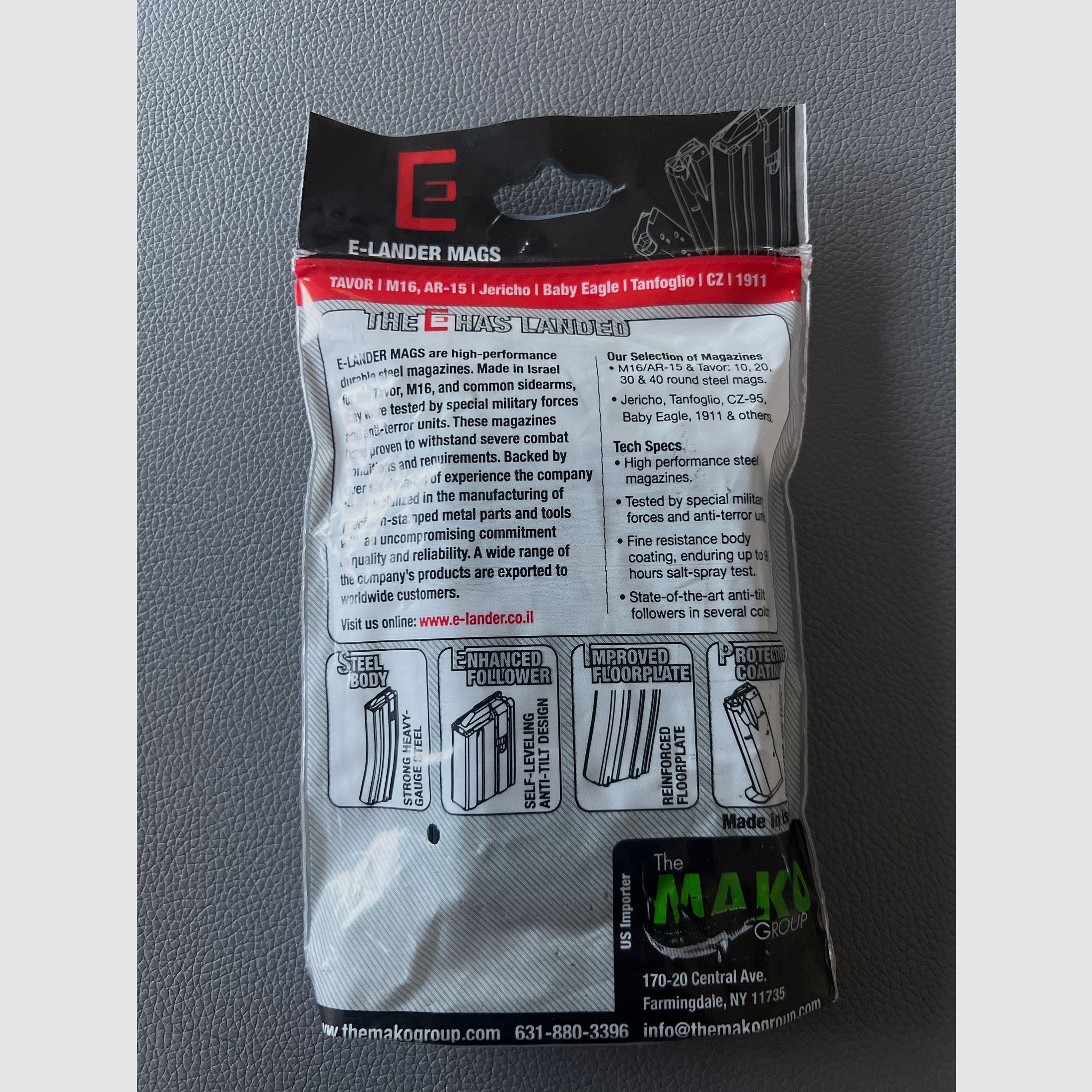 E-Lander 10-nabojowy stalowy magazynek .223 Rem / 5,56×45 – nowy w oryginalnym opakowaniu