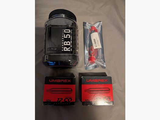 Umarex T4E - Munition & CO2 Kapseln (cal. .50) - Set