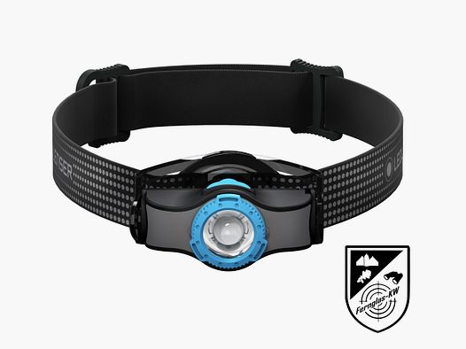 Ledlenser 502150 LED Kopflampe Stirnlampe MH3 Schwarz blau 200 Lumen