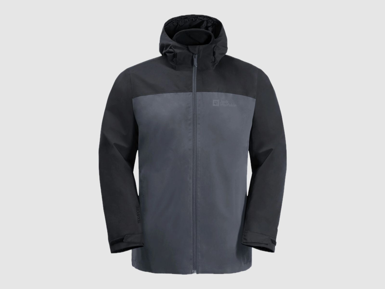 JACK WOLFSKIN Taubenberg 3in1 Giacca M Phantom